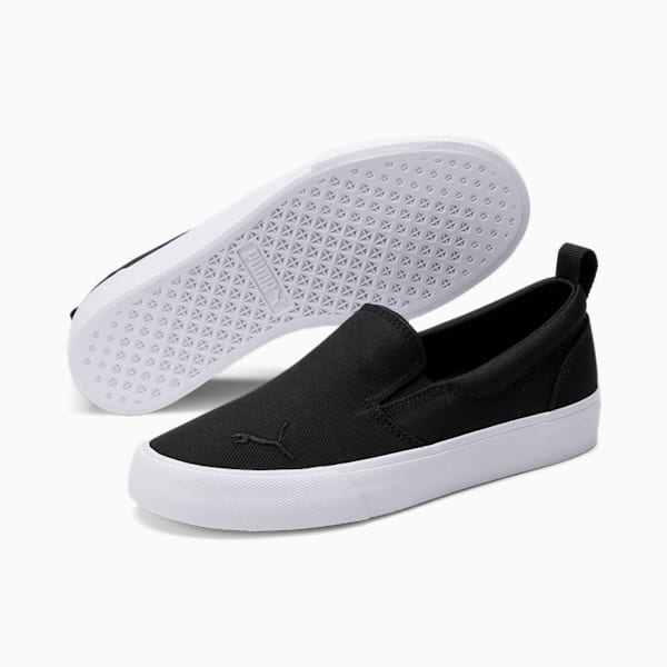 Sneakers Bari Slip-on Comfort Enfant et Adolescent, Puma Black-Puma Black, extralarge