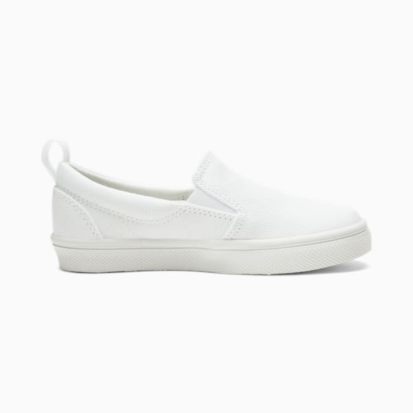 Bari Slip-On Comfort Little Kids' Sneakers, Puma White, extralarge