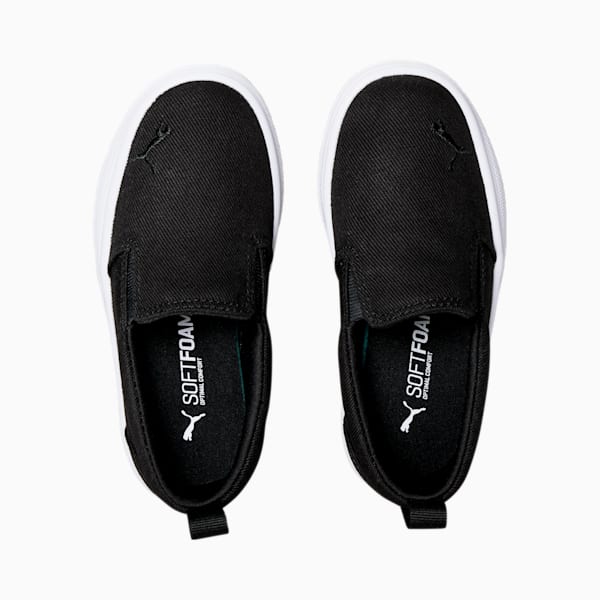 Bari Slip-On Comfort Little Kids' Sneakers, Puma Black-Puma Black, extralarge