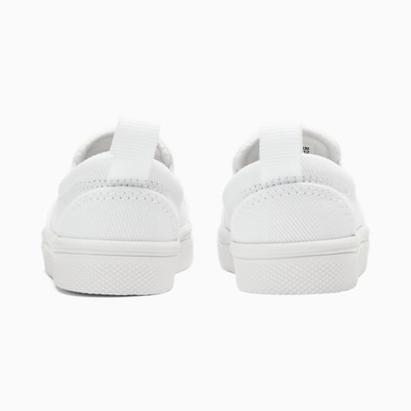 Bari Slip-on Comfort Toddlers' Shoes, Puma White, extralarge