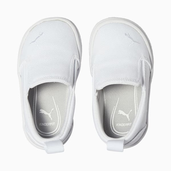 Bari Slip-on Comfort Toddlers' Shoes, Puma White, extralarge