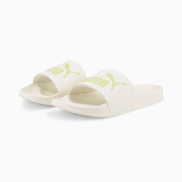 Leadcat 2.0 Summer Resort Men's Slides, Whisper White-Butterfly-Puma White