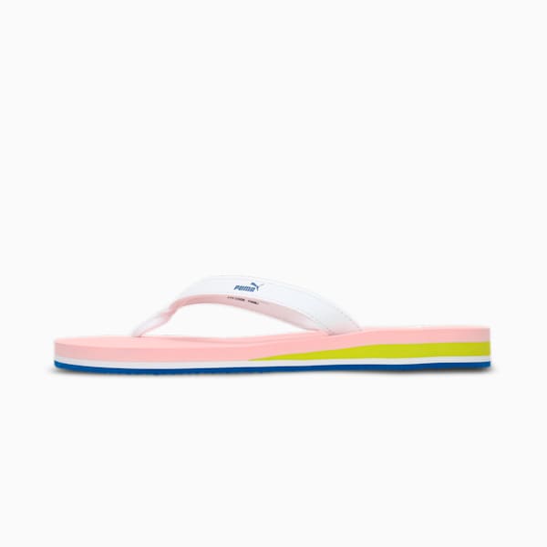 Alice Women's Flip-Flops, Lotus-Nrgy Yellow-Nebulas Blue-Puma White, extralarge-IND