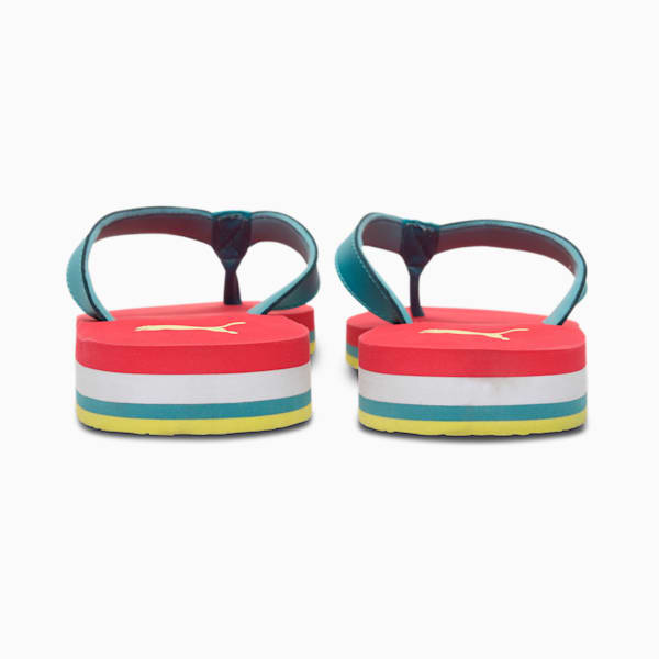 Alice Women's Flipflops, Beetroot Purple-Porcelain-Fresh Yellow-PUMA White