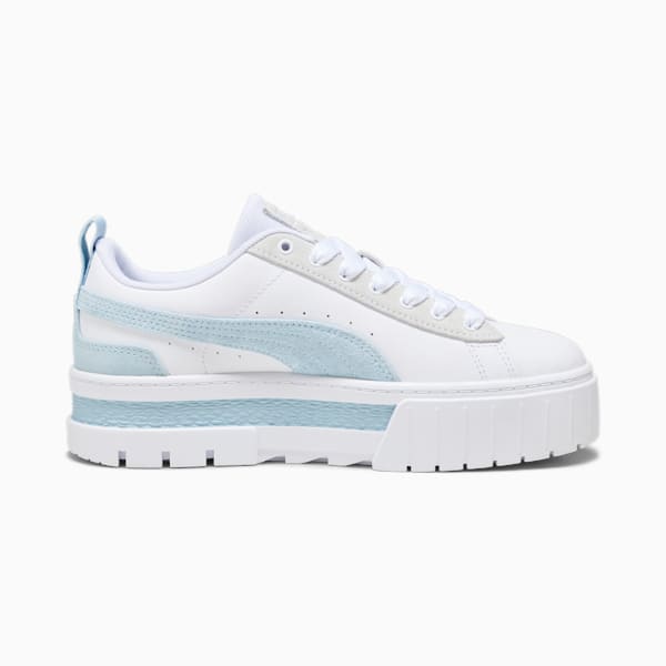 Mayze Mix Women's Sneakers, PUMA White-Icy Blue, extralarge