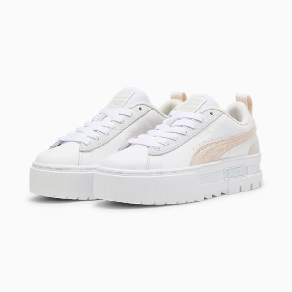 Mayze Mix Women's Sneakers, PUMA White-Rosebay, extralarge-IND