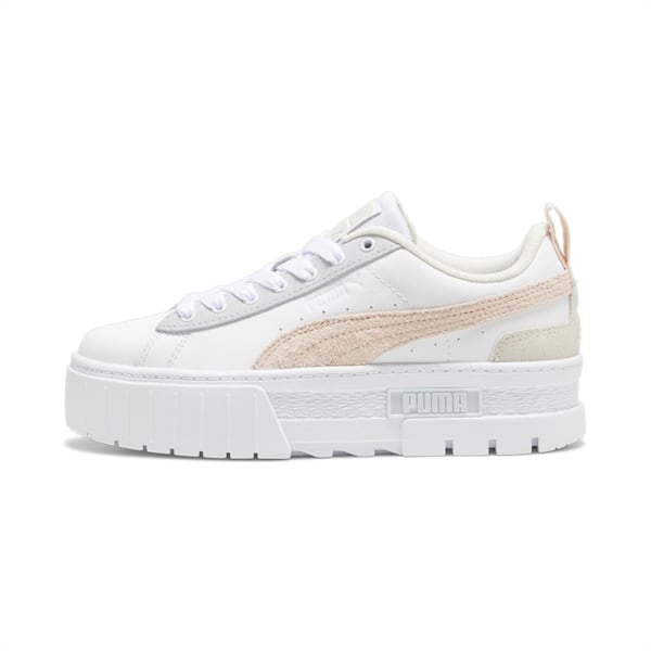 ウィメンズ メイズ ミックス スニーカー, PUMA White-Rosebay, extralarge-JPN