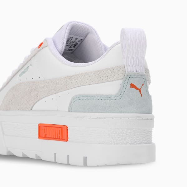 Mayze Mix Women's Sneakers, PUMA White-Maple Syrup, extralarge-IND
