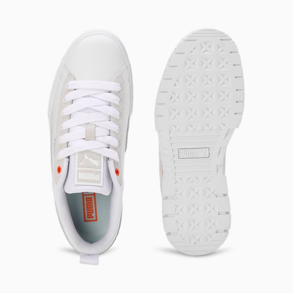 Mayze Mix Women's Sneakers, PUMA White-Maple Syrup, extralarge-IND