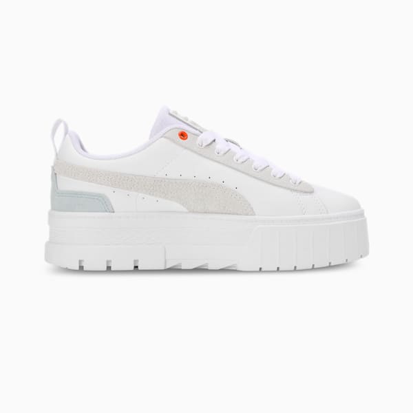 Mayze Mix Women's Sneakers, PUMA White-Maple Syrup, extralarge-IND