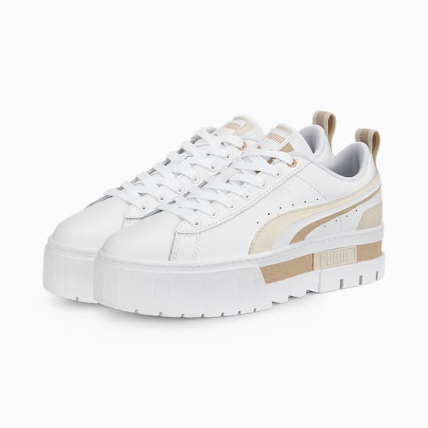 Mayze FS Interest Women's Sneakers, Puma White-Pristine, extralarge