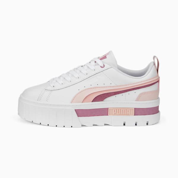 Mayze FS Interest Women's Sneakers, Puma White-Pale Grape, extralarge