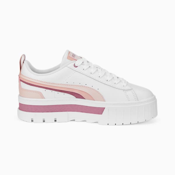 Mayze FS Interest Women's Sneakers, Puma White-Pale Grape, extralarge