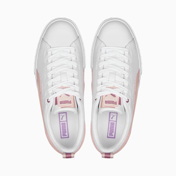 Mayze FS Interest Women's Sneakers, Puma White-Pale Grape, extralarge