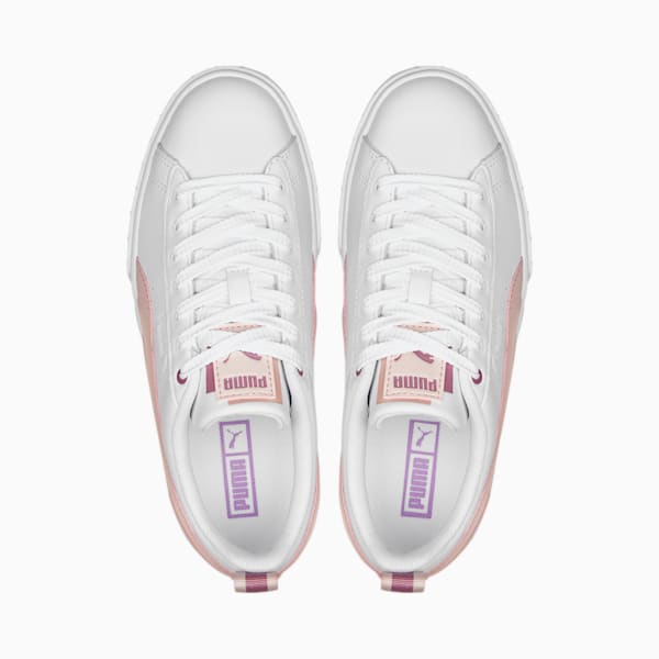 Mayze FS Interest Women's Sneakers, Puma White-Pale Grape, extralarge