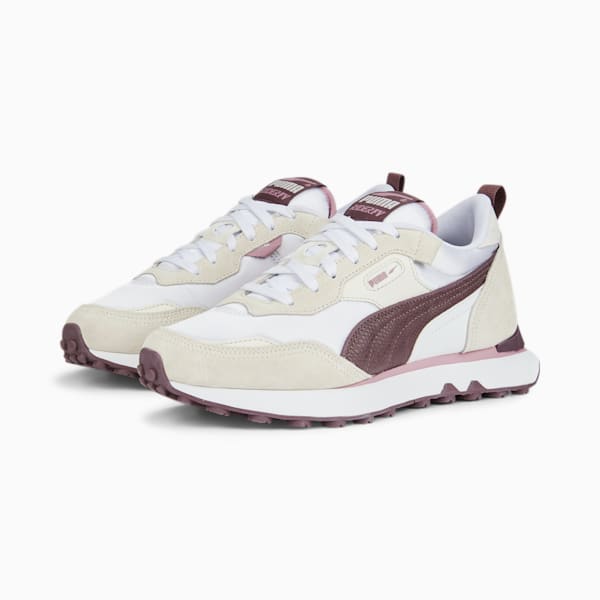 Rider FV Soft Women's Sneakers, Marshmallow-Dusty Plum, extralarge-IND