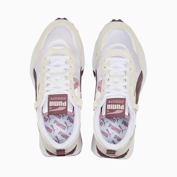 Rider FV Soft Women's Sneakers, Marshmallow-Dusty Plum, extralarge-IND