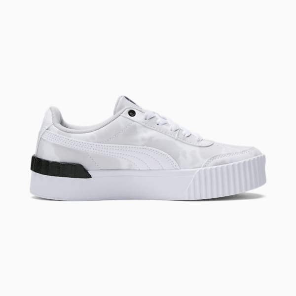 Carina Lift Summer Sneakers Big Kids, Puma White-Puma White-Harbor Mist, extralarge