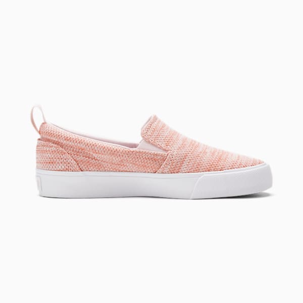 Bari Slip-On Comfort Knit Sneakers Big Kids, Rosette-Chalk Pink, extralarge