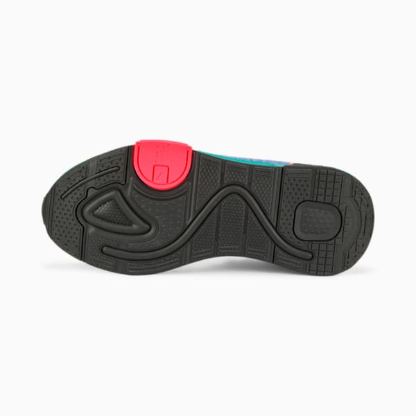 RS-Simul8 Fandom Sneakers, Puma Black-Deep Aqua, extralarge-IND