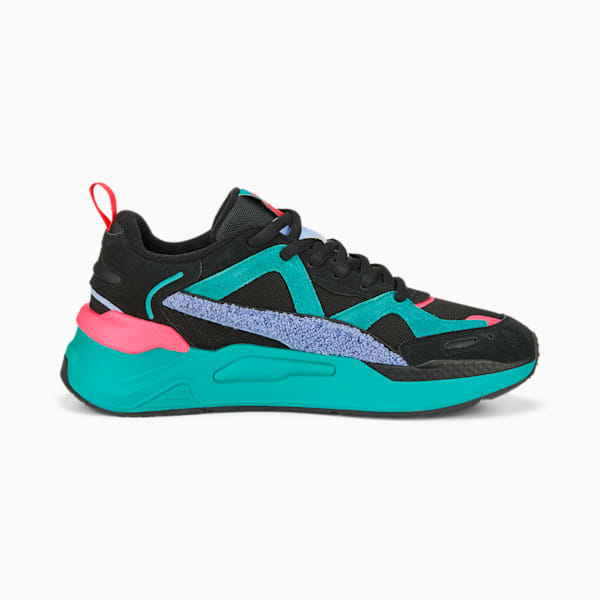RS-Simul8 Fandom Sneakers, Puma Black-Deep Aqua, extralarge-IND