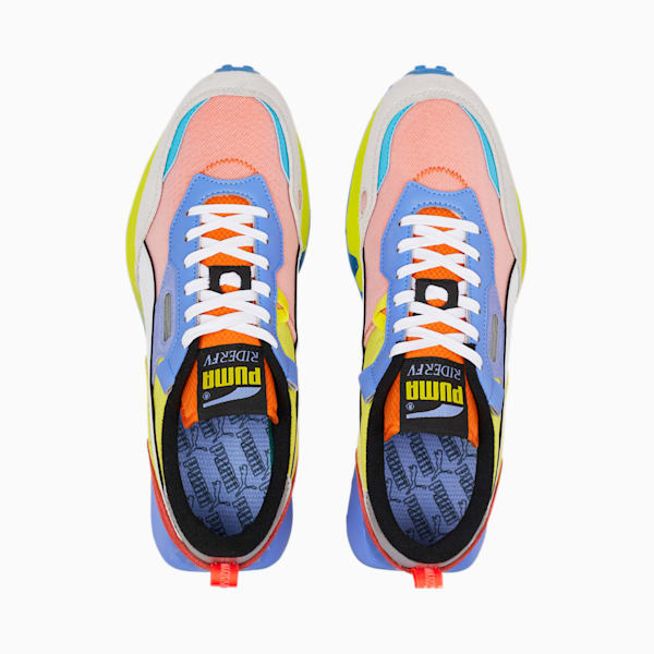 Rider FV Candy Sneakers, Fluo Yellow-PUMA White