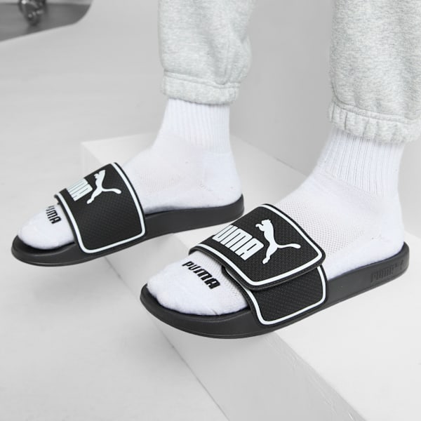 Sandalias ajustables Leadcat 2.0, Puma Black-Puma White, extralarge