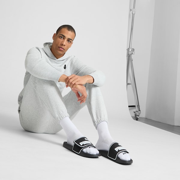 Leadcat 2.0 V Slides, Puma Black-Puma White, extralarge