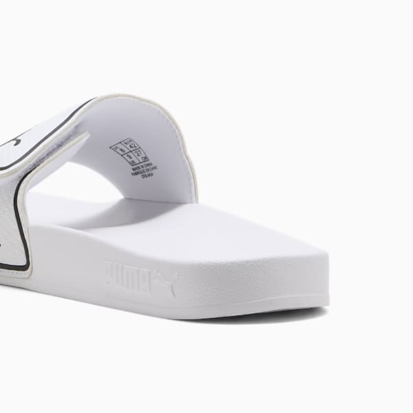 Leadcat 2.0 V Slides, Puma White-Puma Black, extralarge