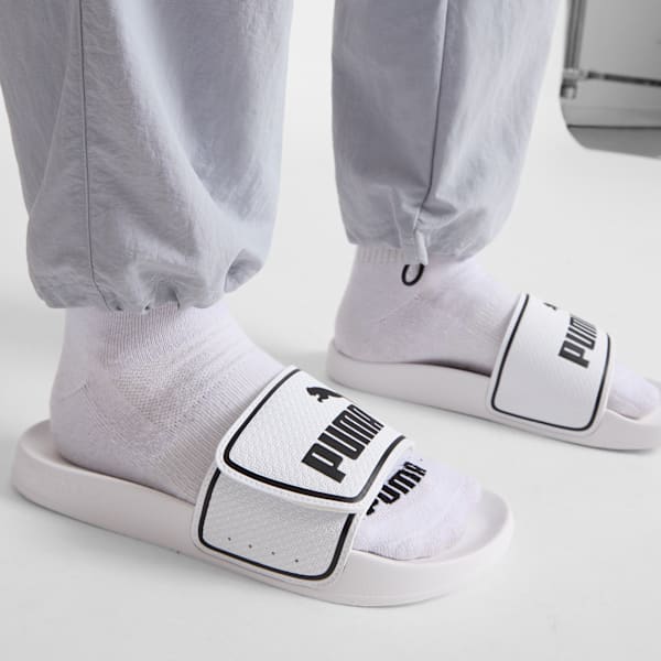 Sandalias ajustables Leadcat 2.0, Puma White-Puma Black, extralarge