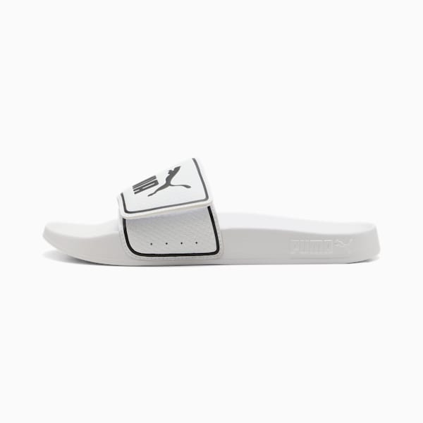 Leadcat 2.0 V Slides, Puma White-Puma Black, extralarge