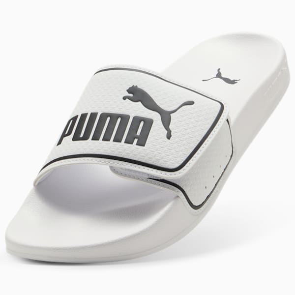 Leadcat 2.0 V Slides, Puma White-Puma Black, extralarge
