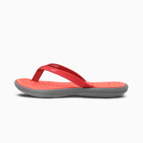 Daisy Women's Flip Flops, Intense Red-QUIET SHADE, extralarge-IND