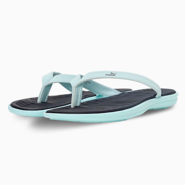 Daisy Women's Flip Flops, Parisian Night-Nitro Blue, extralarge-IND