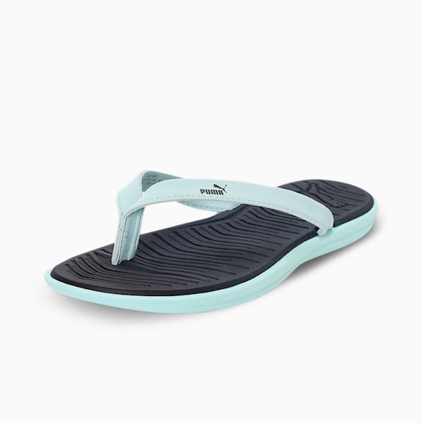 Daisy Women's Flip Flops, Parisian Night-Nitro Blue, extralarge-IND