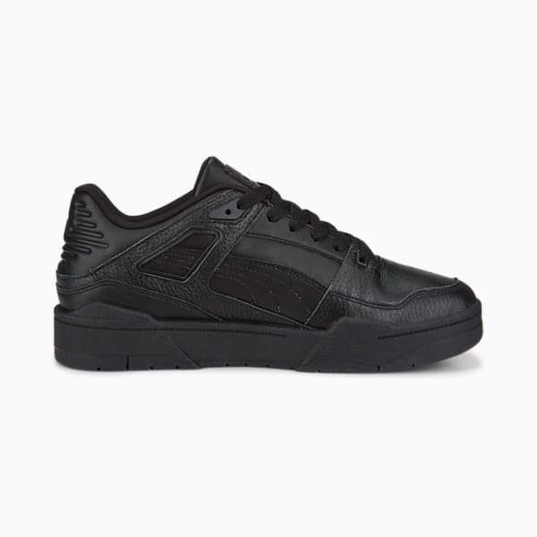 Slipstream Leather Unisex Sneakers, Puma Black-Puma Black, extralarge-AUS