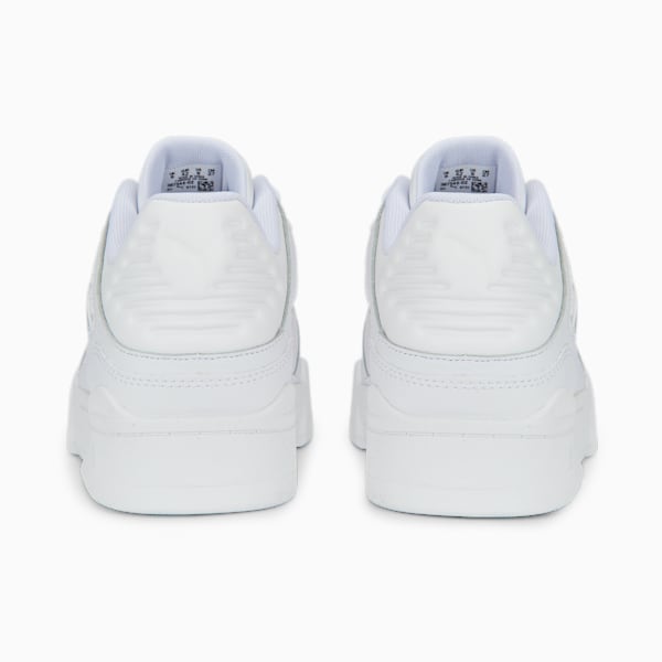 Slipstream Leather Sneakers, Puma White-Puma White