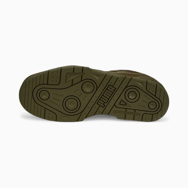 Slipstream Leather Sneakers, Deep Olive-Deep Olive, extralarge-IND