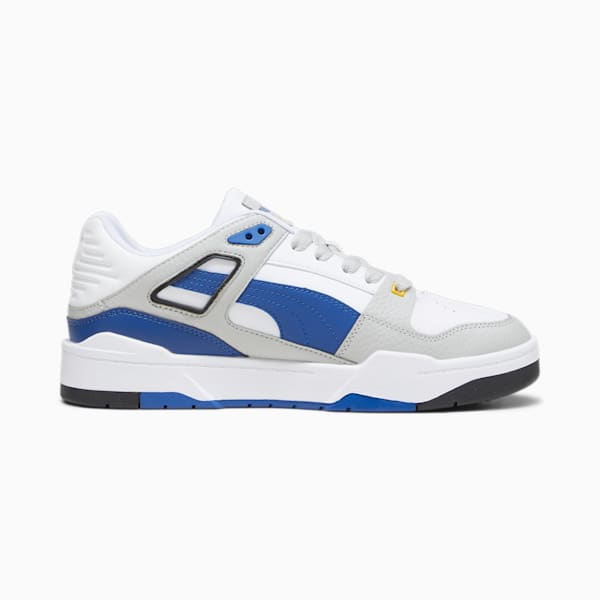 Slipstream Leather Sneakers, Puma White-Clyde Royal, extralarge-IND