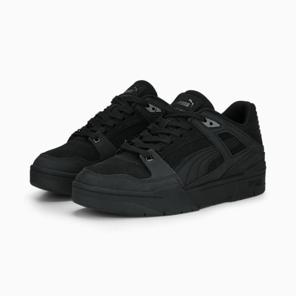 Slipstream Suede Sneakers, Puma Black-Puma Black