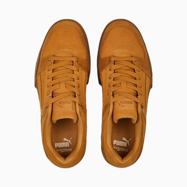 Slipstream Suede Sneakers, Desert Tan-Gum