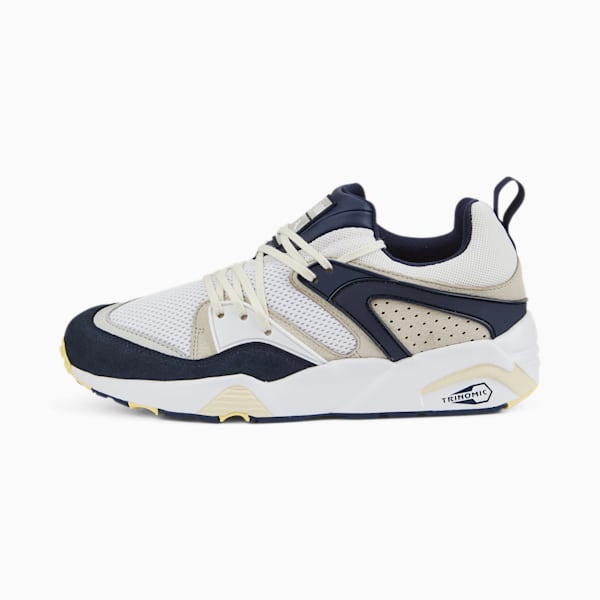 Blaze of Glory Unisex Sneakers, Puma White-Peacoat, extralarge-IND