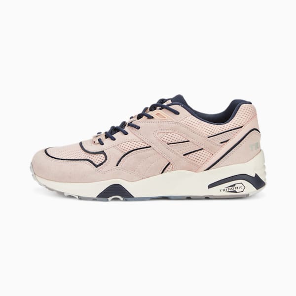 R698 Minerals Men's Sneakers, Rose Quartz-Whisper White, extralarge