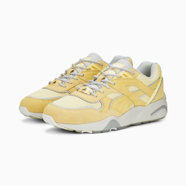 ユニセックス R698 ミネラルズ スニーカー, Pale Lemon-Glacier Gray, extralarge-JPN