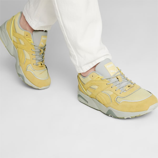 R698 Minerals Men's Sneakers, Pale Lemon-Glacier Gray