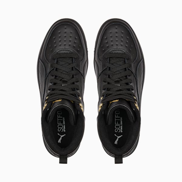 Rebound Rugged Sneakers, Puma Black-Puma Black-Puma Team Gold, extralarge-IND