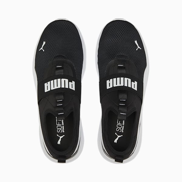 Anzarun Lite Slip-On Unisex Sneakers, Puma Black-Puma White, extralarge-IND