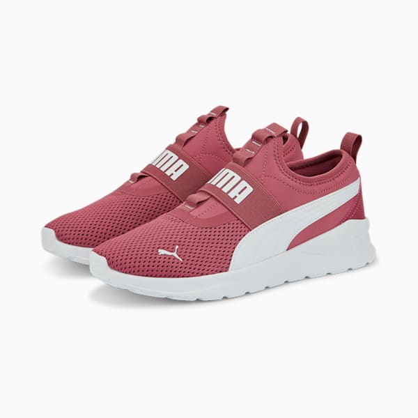 Anzarun Lite Slipon Unisex Sneakers, Dusty Orchid-Puma White, extralarge-IND