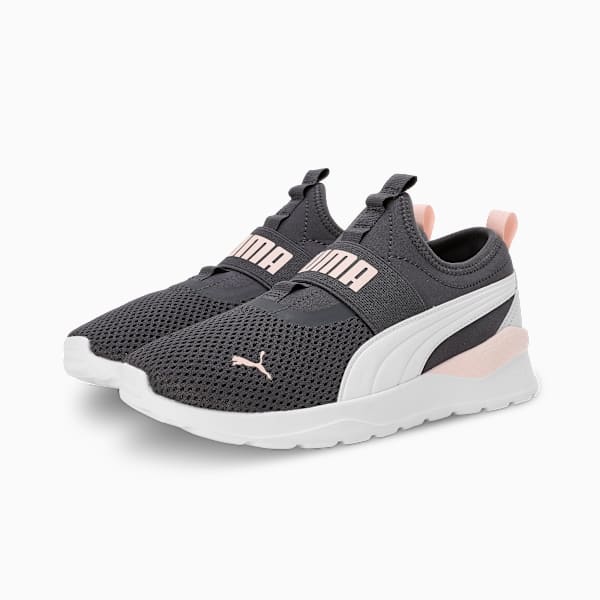 Anzarun Lite Slip-On Sneakers, Galactic Gray-PUMA White-Island Pink, extralarge-IND