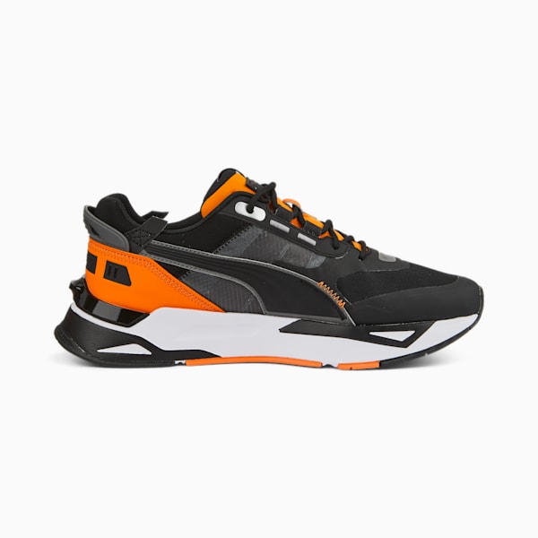 Mirage Sport Tech Neon Sneakers, Puma Black-Vibrant Orange, extralarge-IND